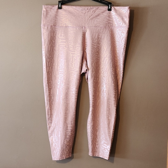 Fabletics Pants - Fabletics Define Powerhold* High Waisted Mauve Pink Leggings Sz 3X EUC